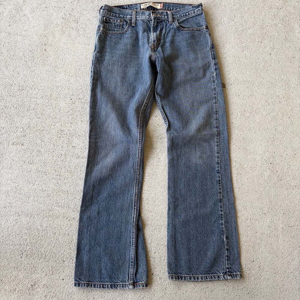 Levi's Low Boot Cut Y2K Blue Denim Jeans